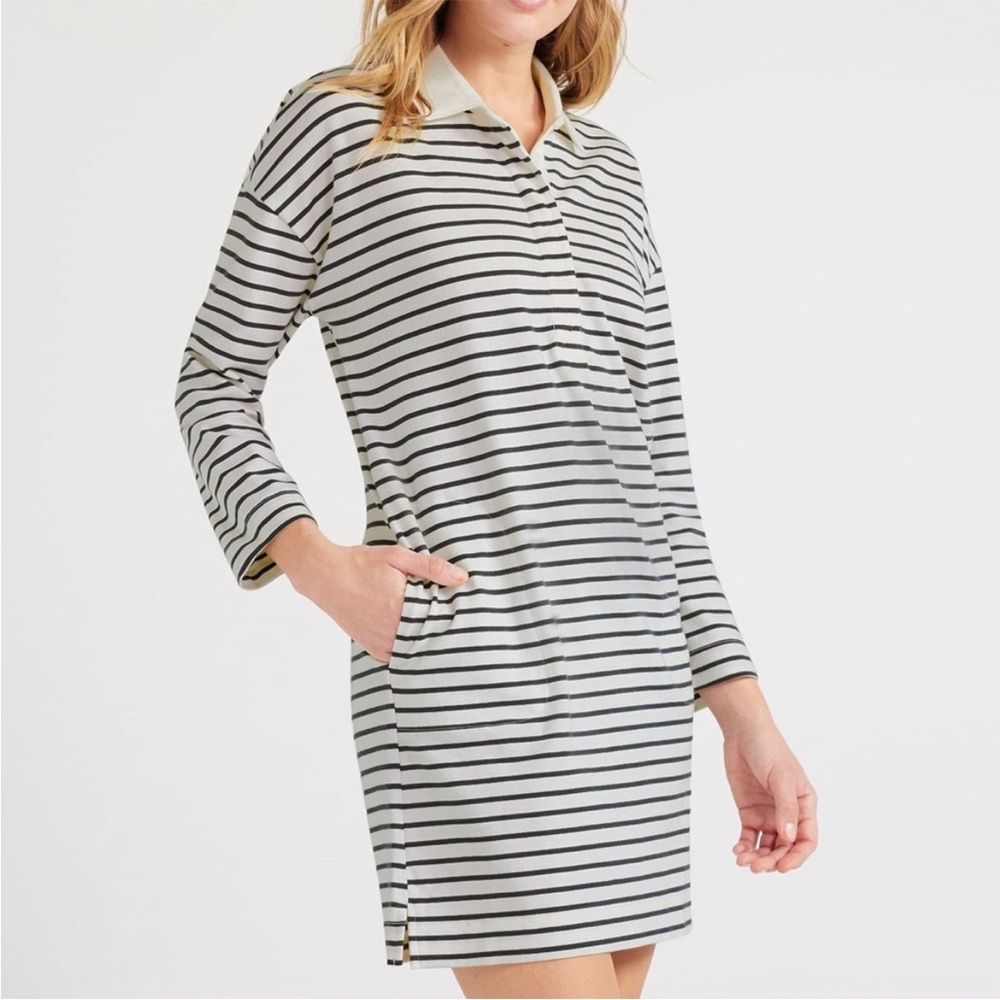 New (without tags) FREE ASSEMBLY black & white striped dress